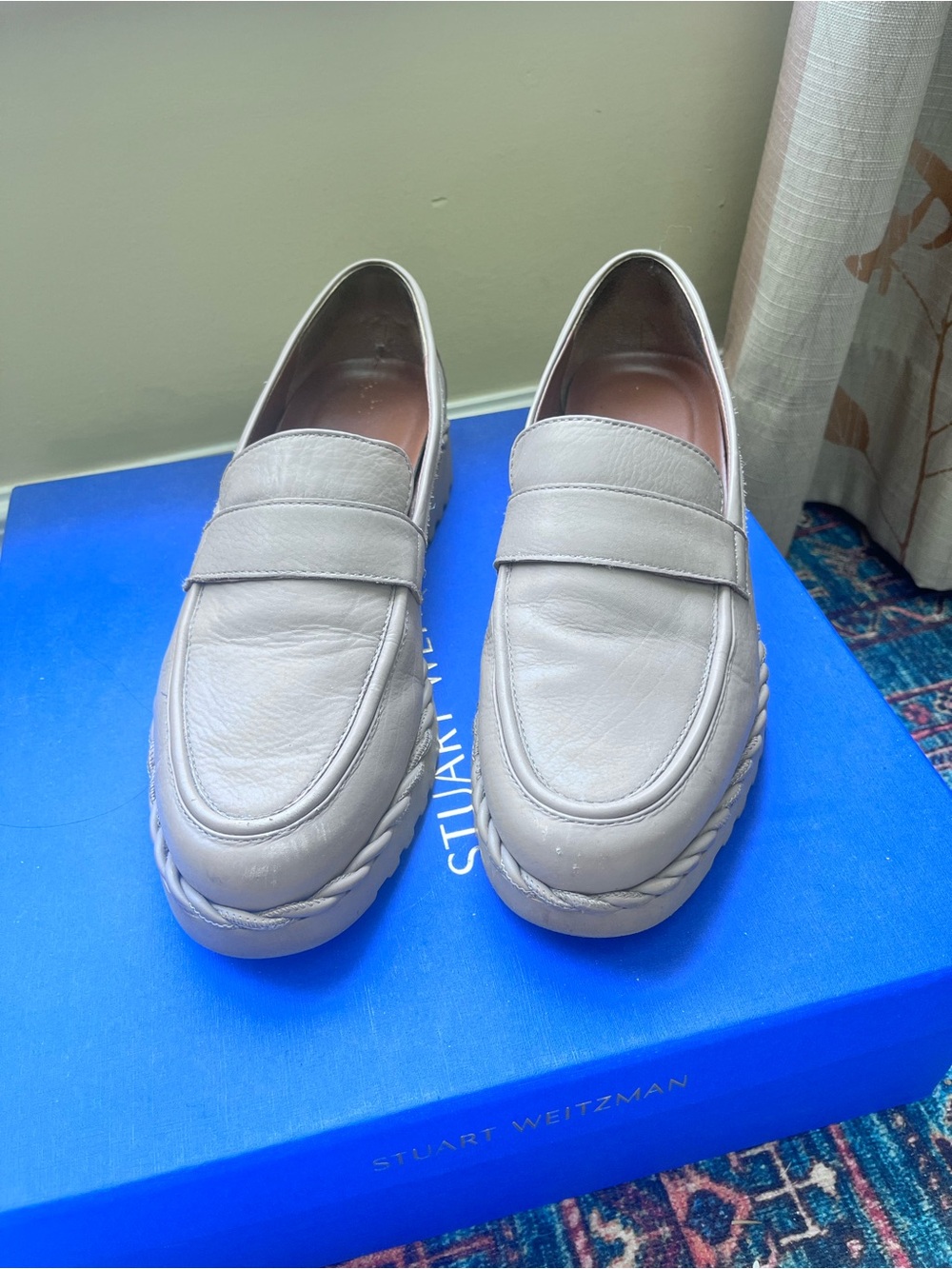 Franco Sarto Leather Slip-On Loafers